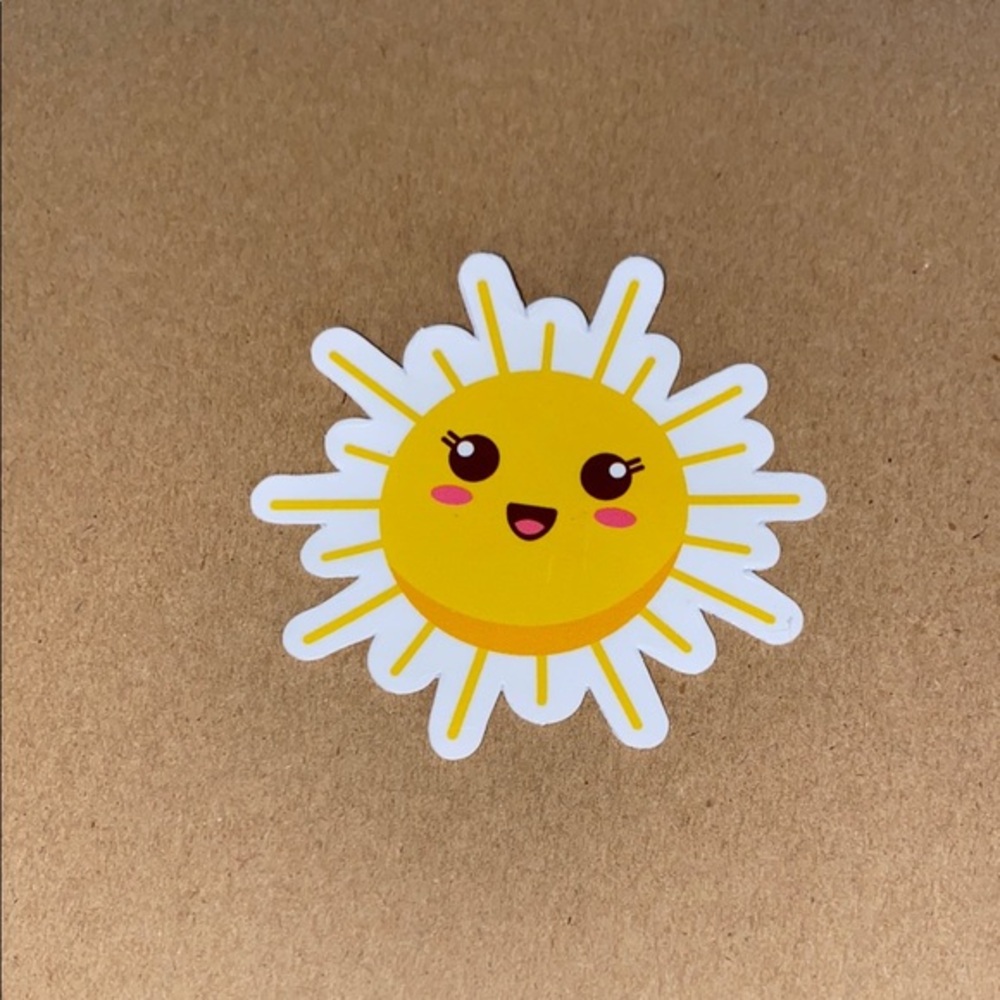 🌈20/$5🌈 Cute Sun Sticker